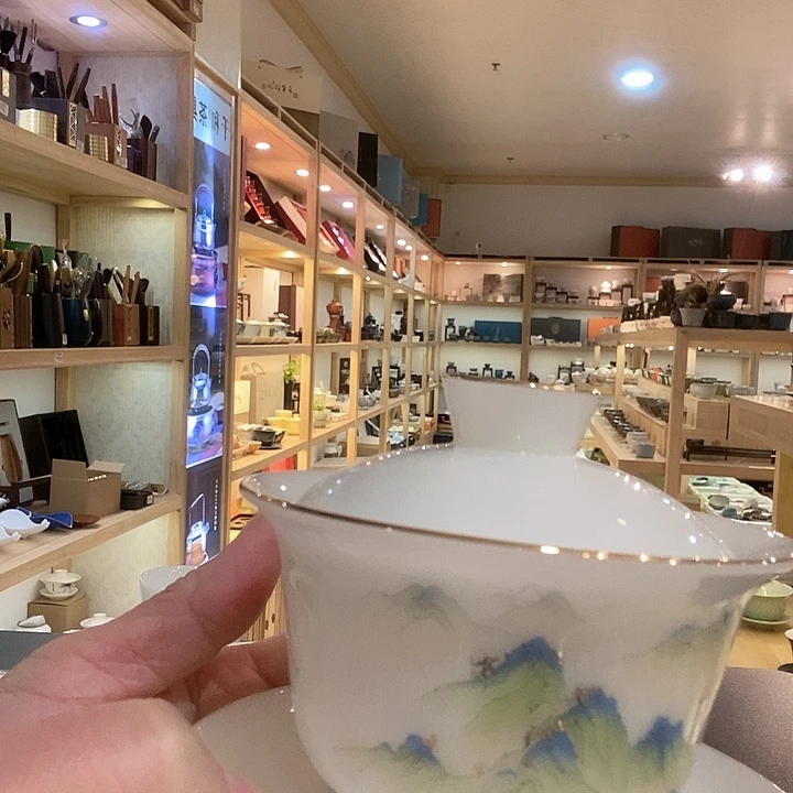 这个真好看瓷器盖碗