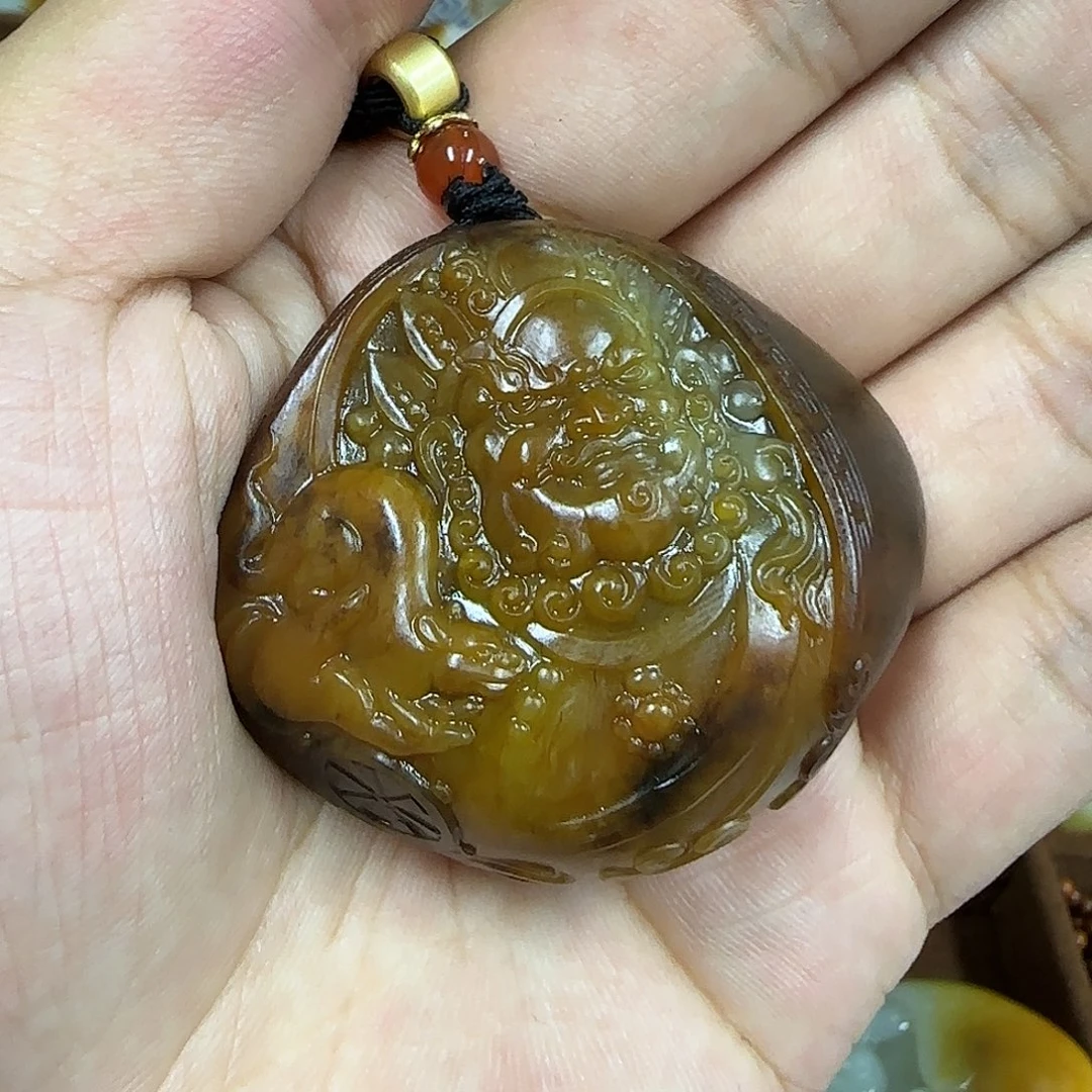 手链未镶嵌和田玉（糖玉）嫪*
