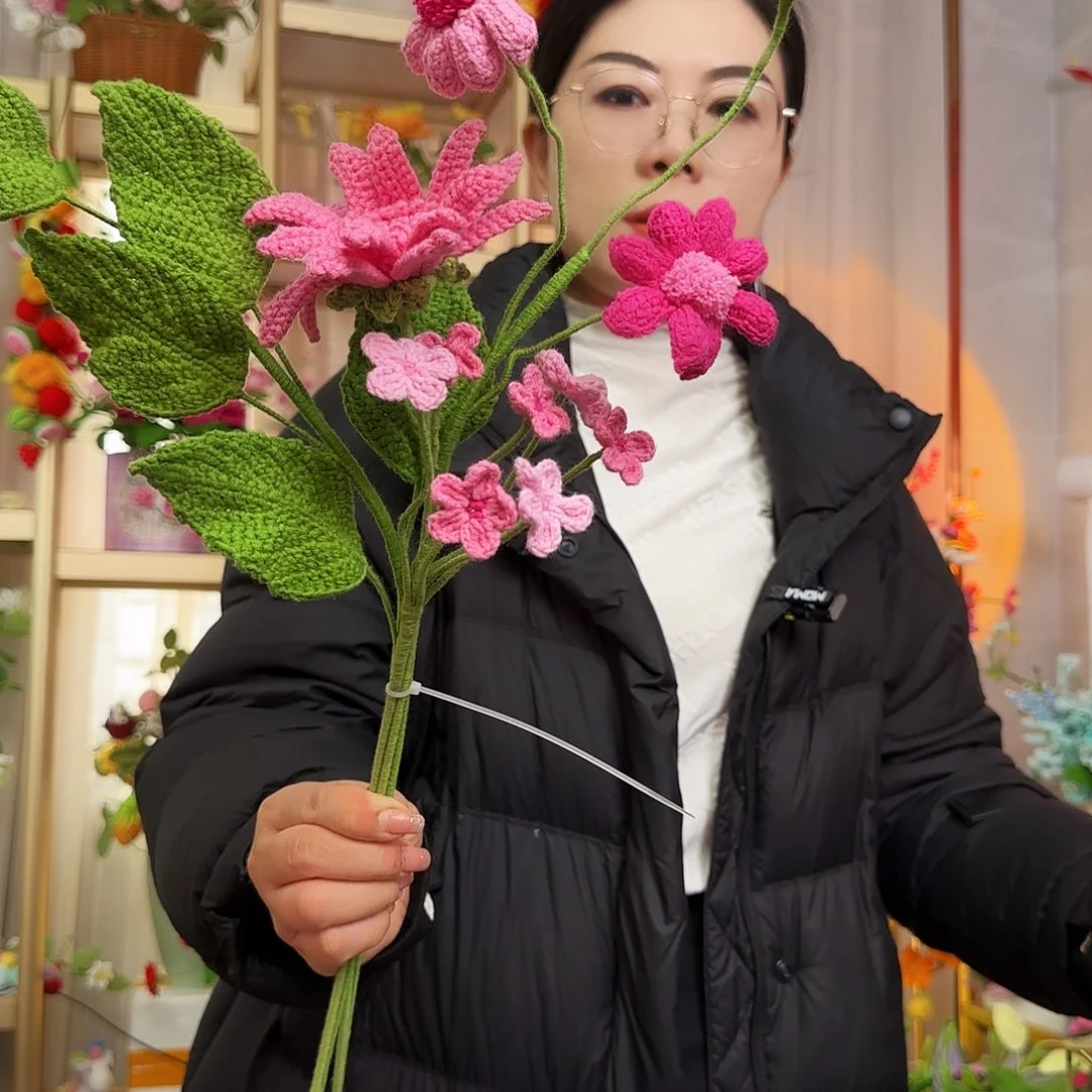 手工钩织设计花束