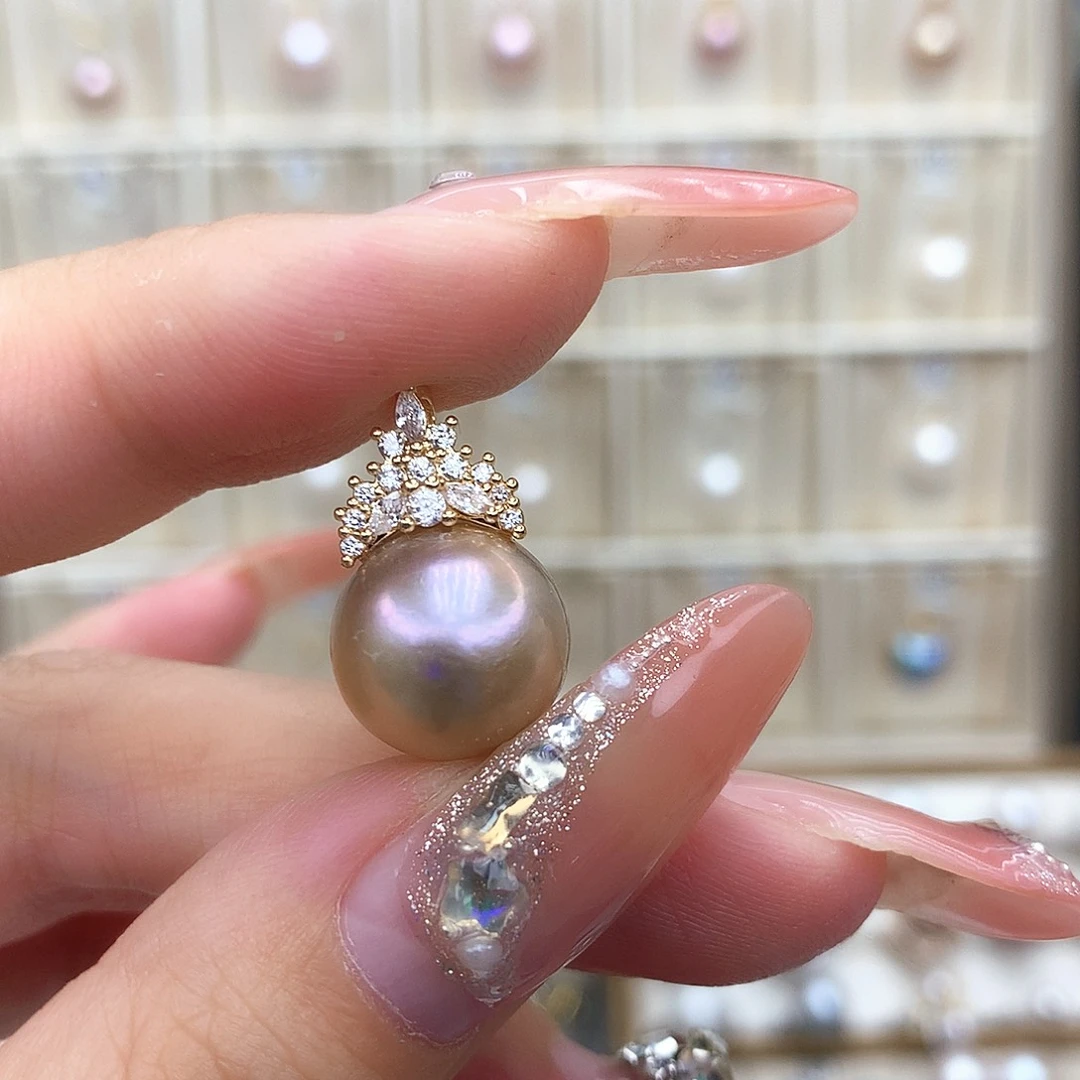 淡水珍珠合金吊坠(赠链)