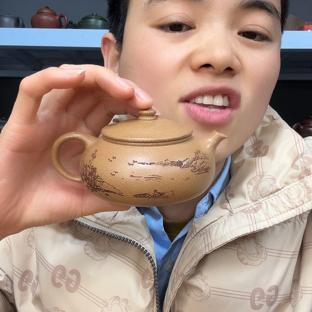 紫砂茶壶民间手艺人全手工制作