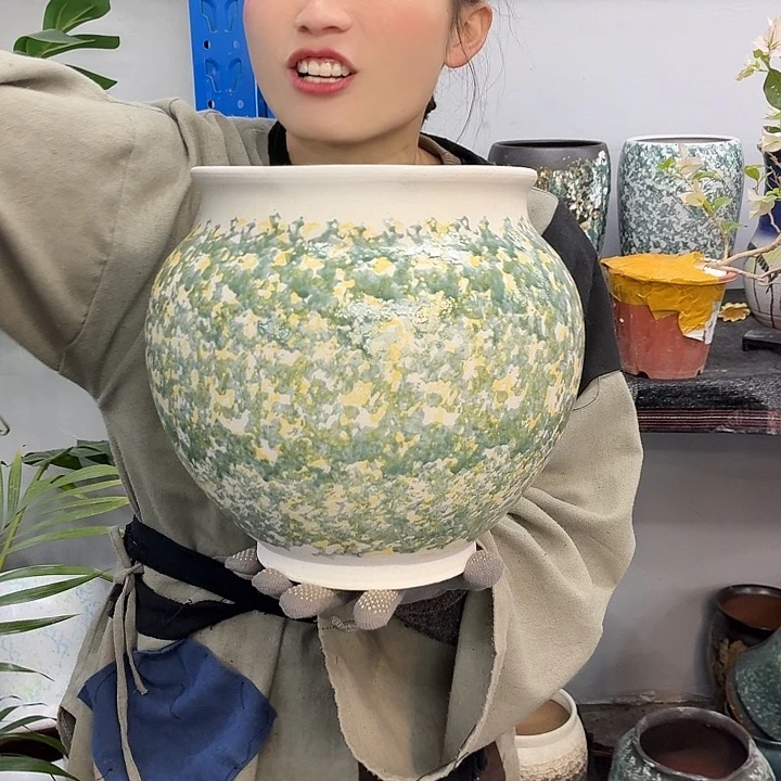 20×25 -粗陶花盆有孔-买买买