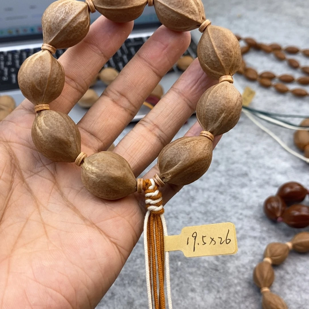 橄榄核手串/手链北**拳19.5鲨鱼背一物一图