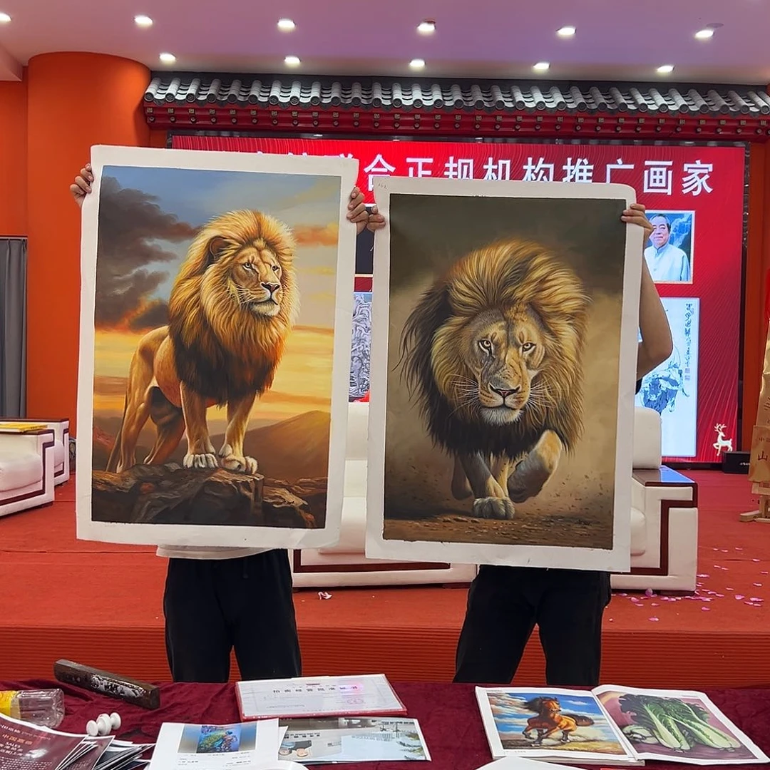 国画油画二郎精品展作品