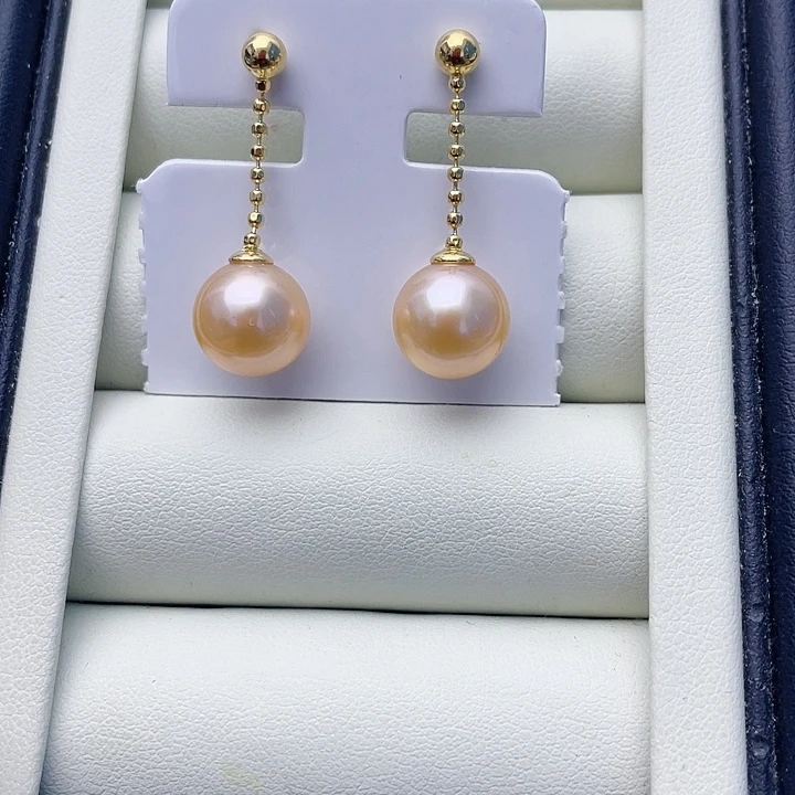 耳饰淡水珍珠银S925镶嵌w28