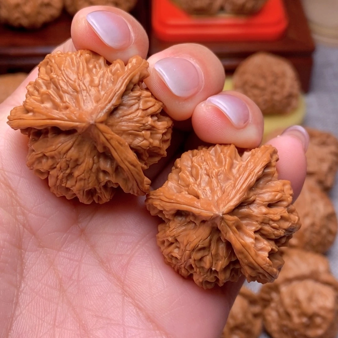 把件文玩核桃盘山三棱37全品