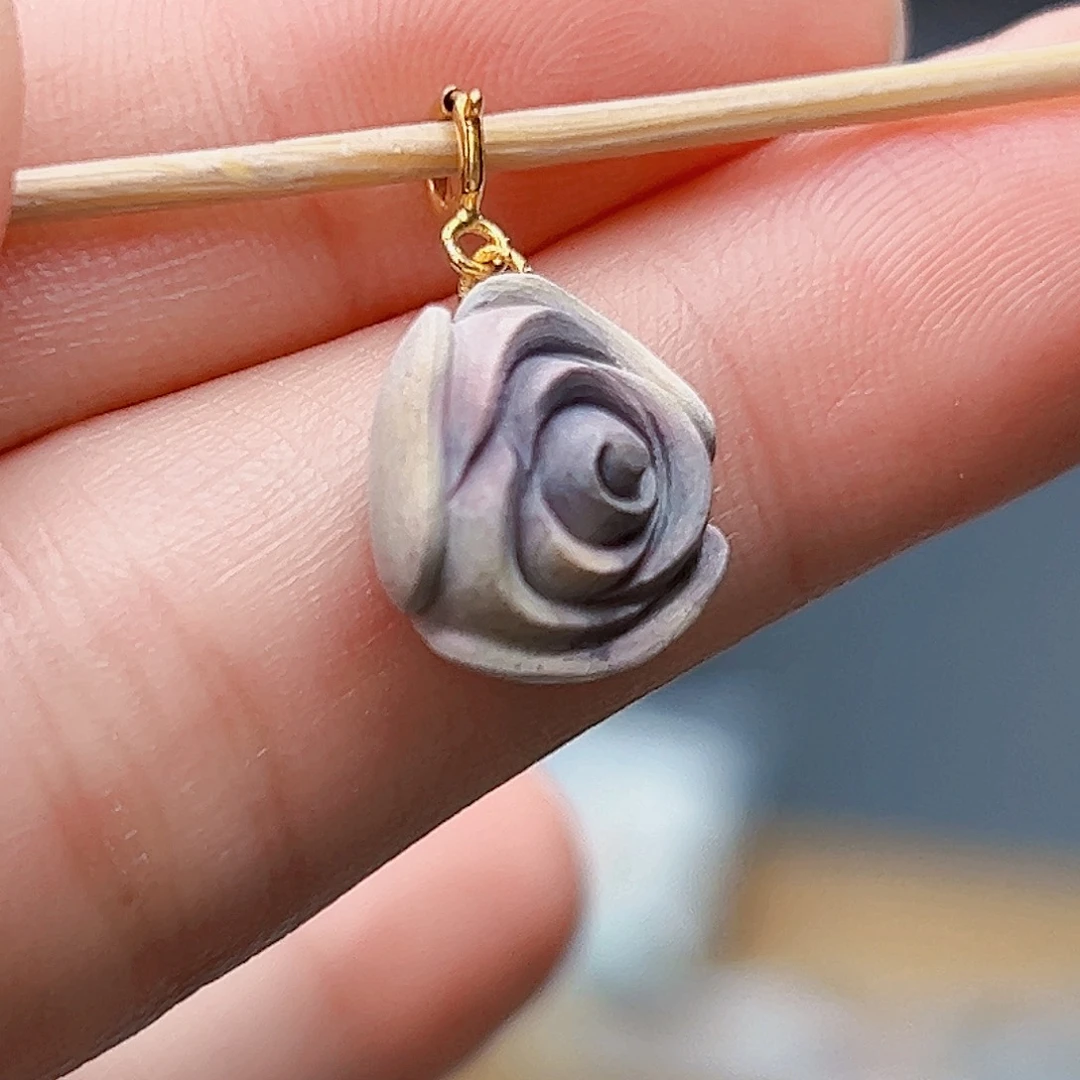 绿松石珠宝奇石18K金镶嵌