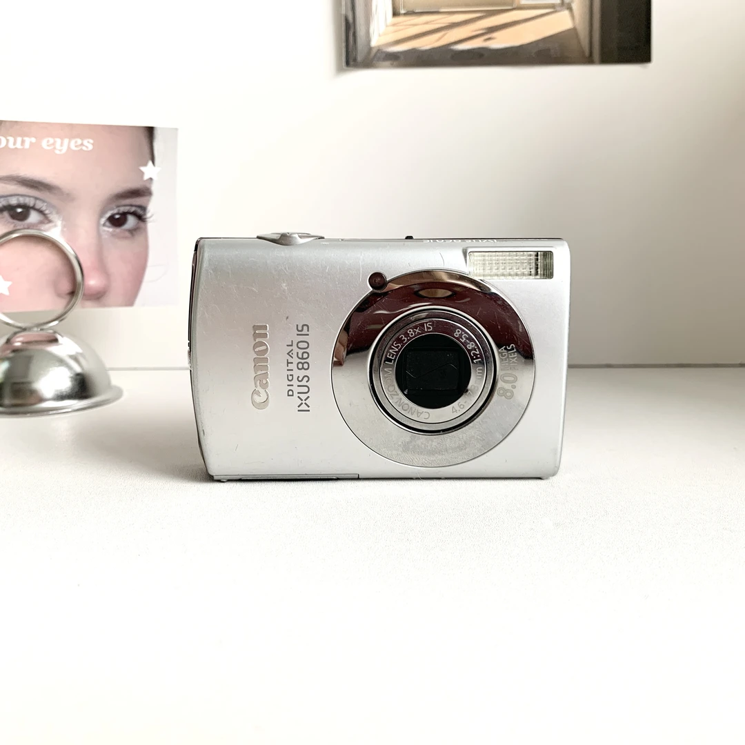 9新 Canon/佳能 ixus860银色爆款机型 800万像素3.8倍变焦冷白皮