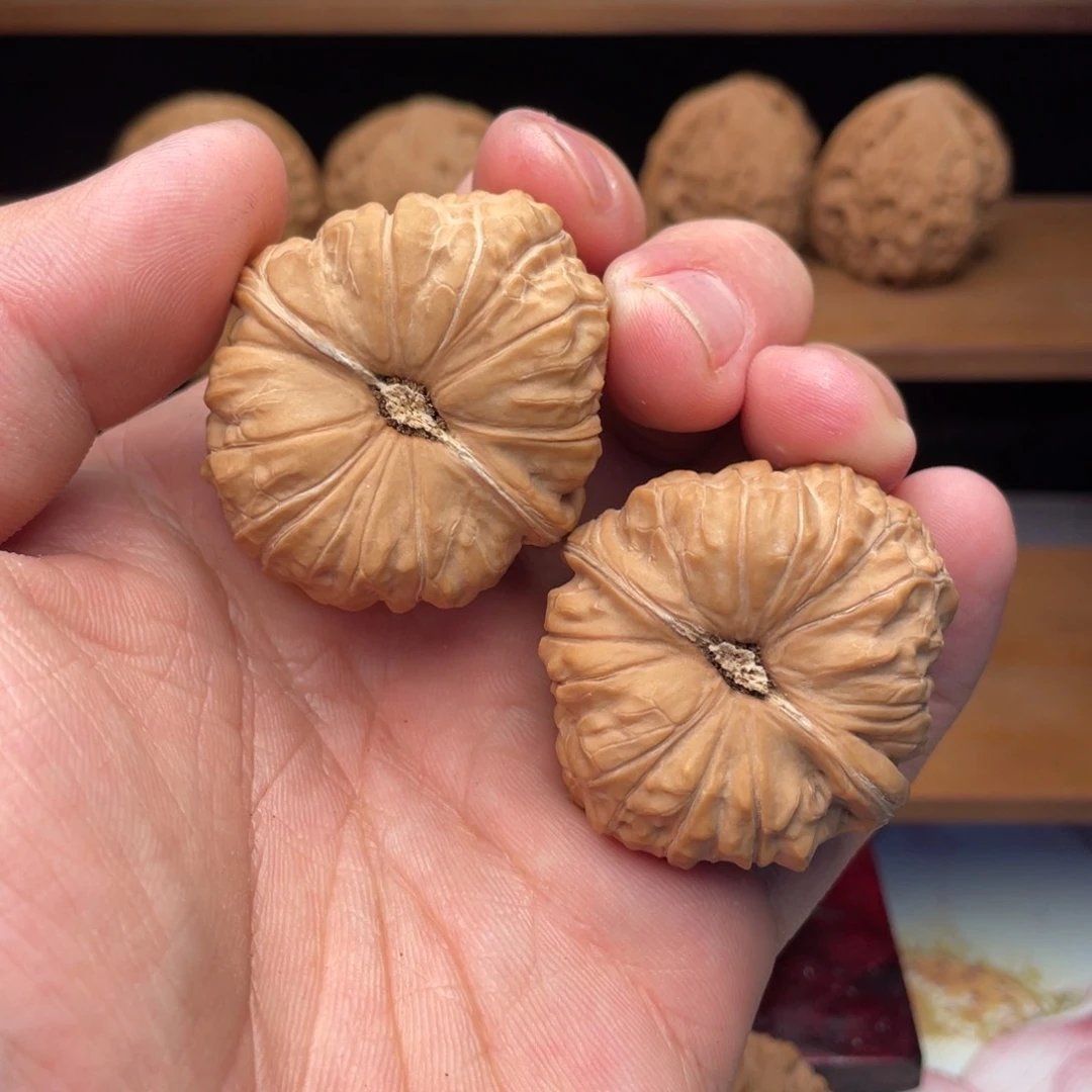 文玩核桃把件?*子40毕业老树高货南瓜墩