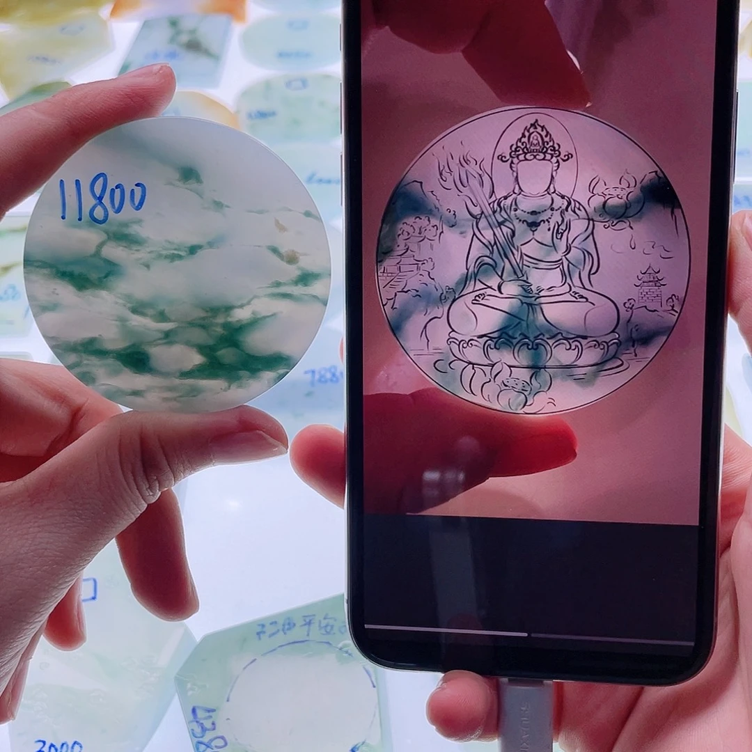 定制翡翠未镶嵌天然