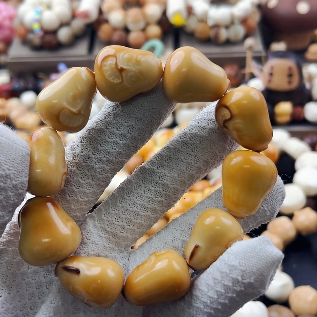 菩提根/象牙果手串福利烤色窝瓜