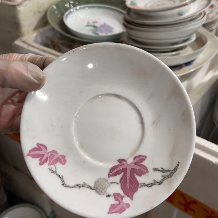 醴陵高温瓷釉下手绘14.5厘米