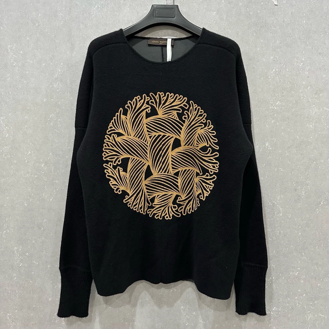 99新 LouisVuitton/路易威登 路易威登 麻绳羊绒卫衣 XL码 006134