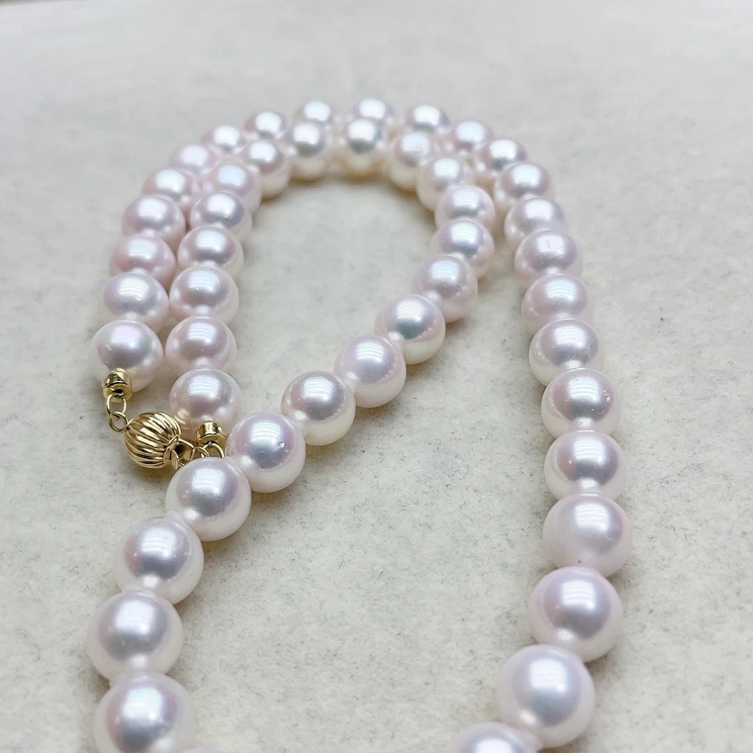 海水珍珠颈饰18K金镶嵌