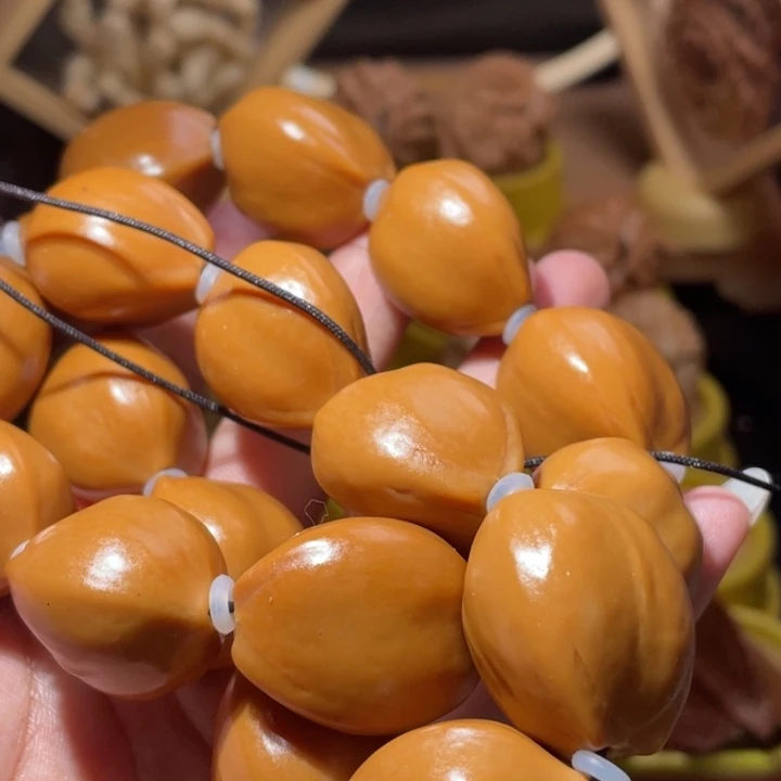 吊坠桃核黄金甲橄榄核18颗