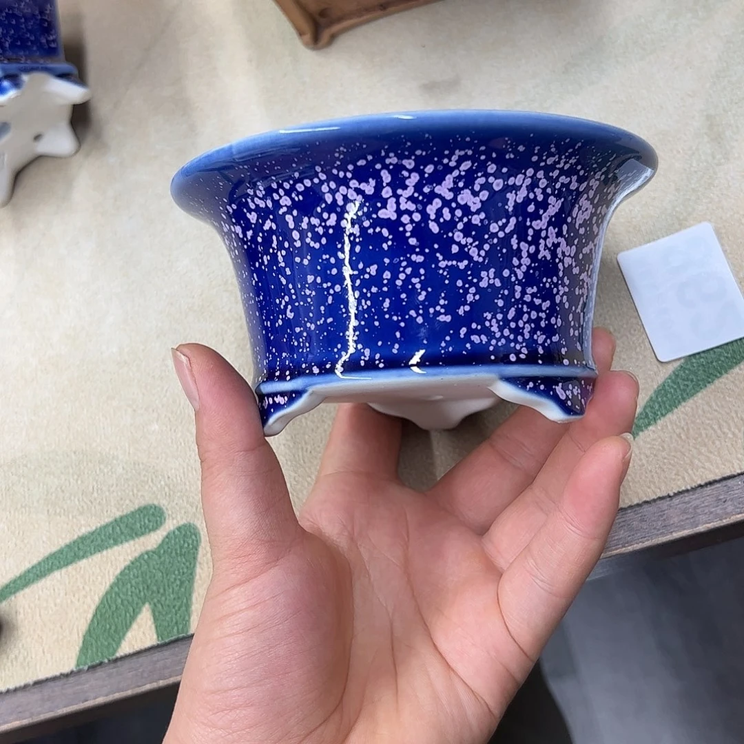 紫砂花盆862号微瑕13/6.5cm