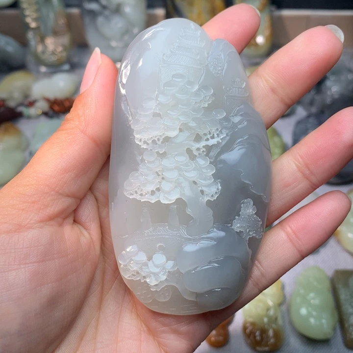 和田玉挂件未镶嵌