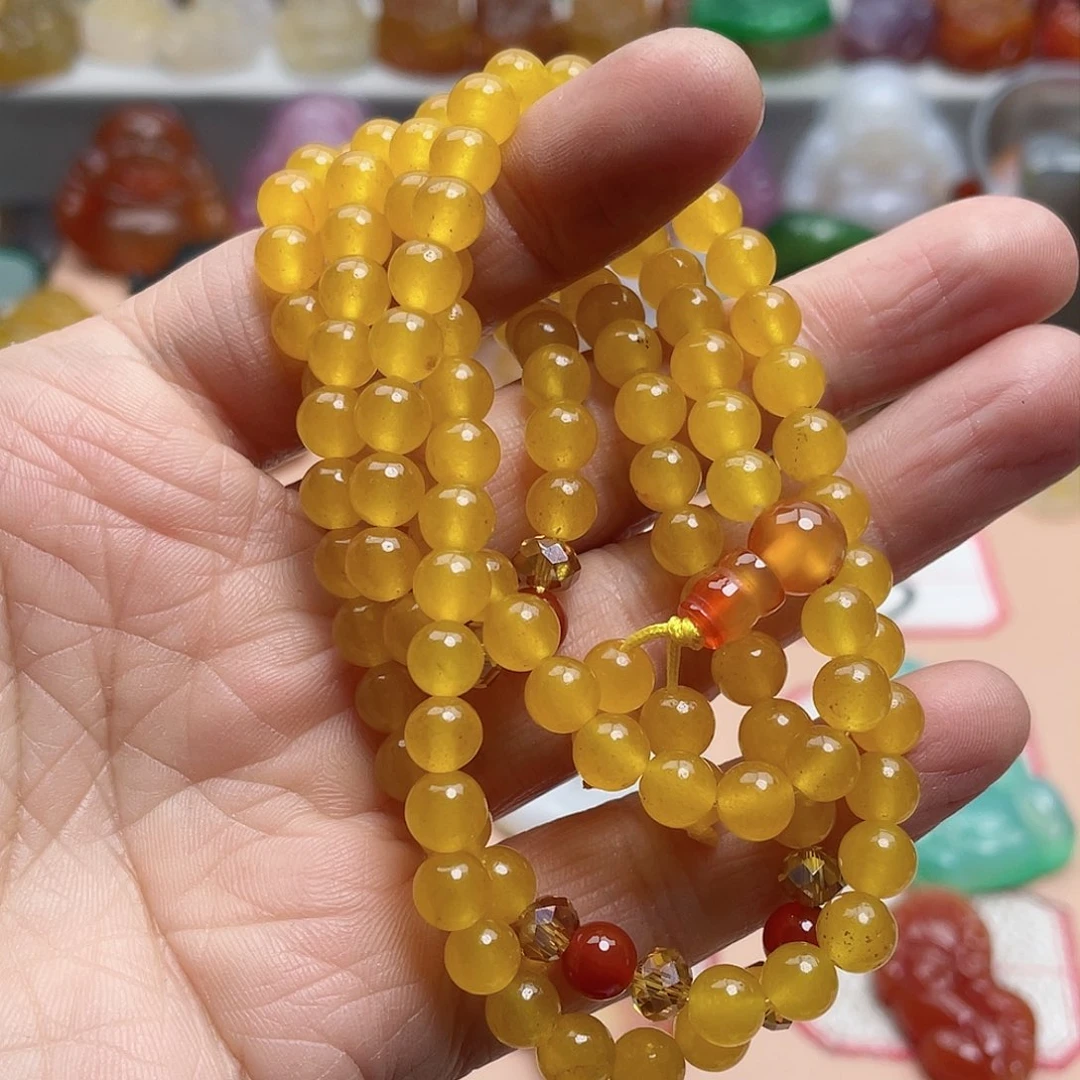 玛瑙/玉髓颈饰合金崽***大