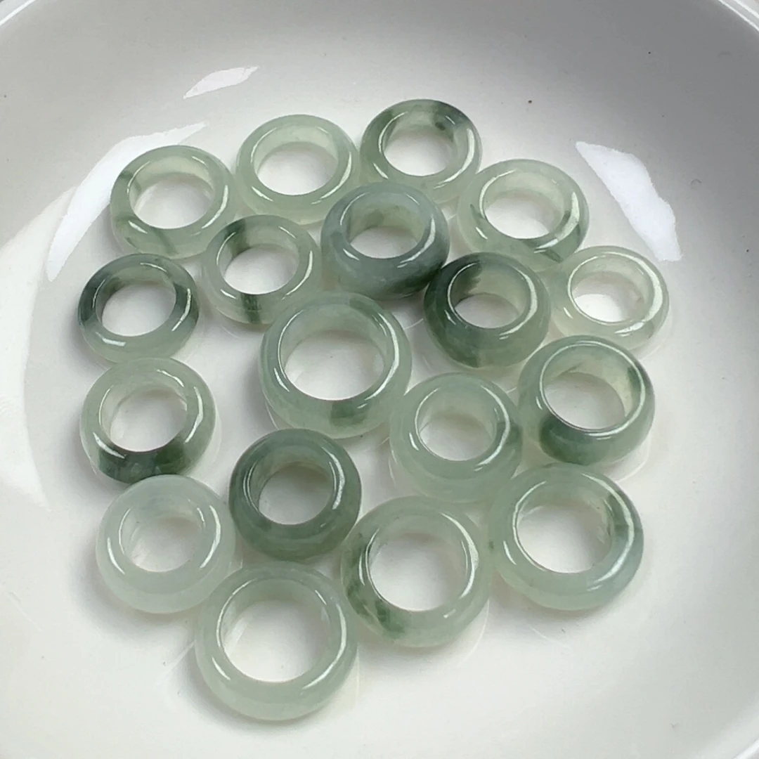 翡翠散珠翡翠飘花跑环一个可挑