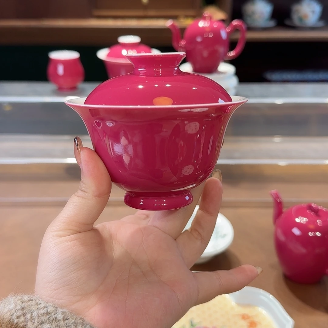 珐琅彩主人给茶具做