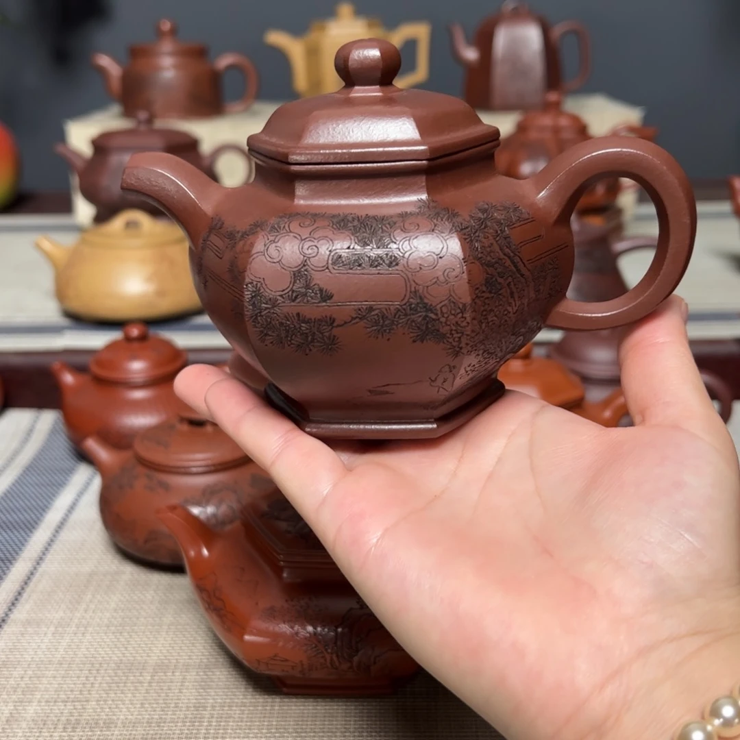 独***二茶壶紫砂宜兴紫砂