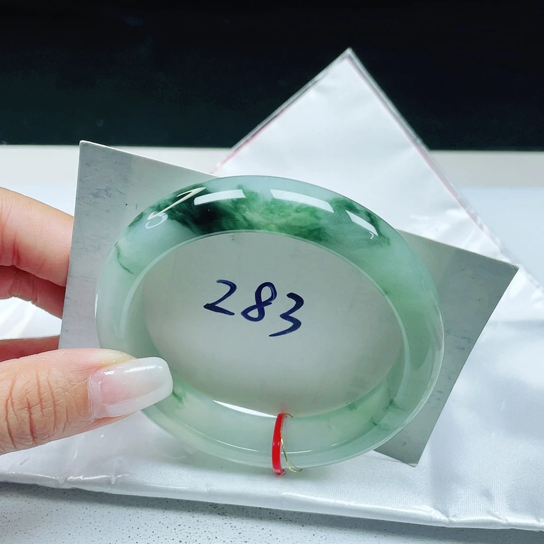 翡翠未镶嵌手镯 正圈58