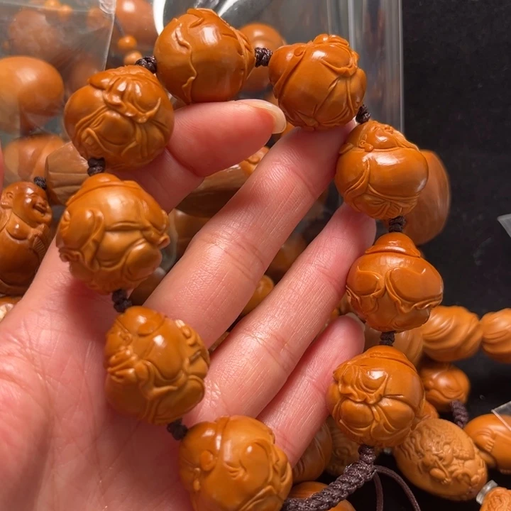 苍***誰手串橄榄核财神21