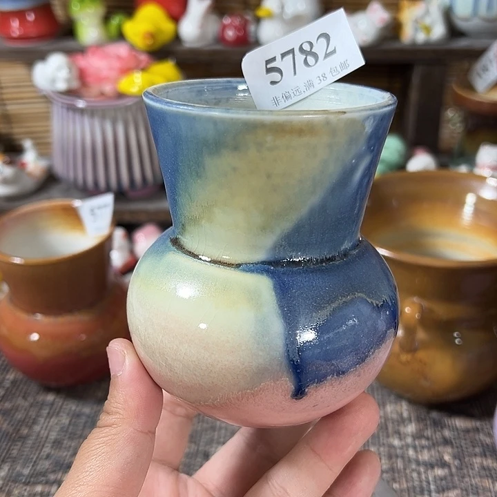 口6高9 手工花盆满30包邮