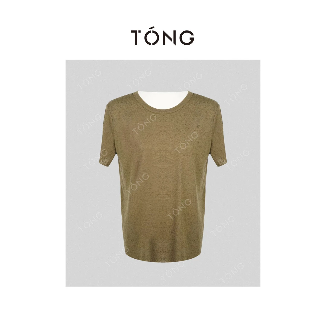 【随意穿】超透气进口匹马棉显白短袖针织衫 GA0192