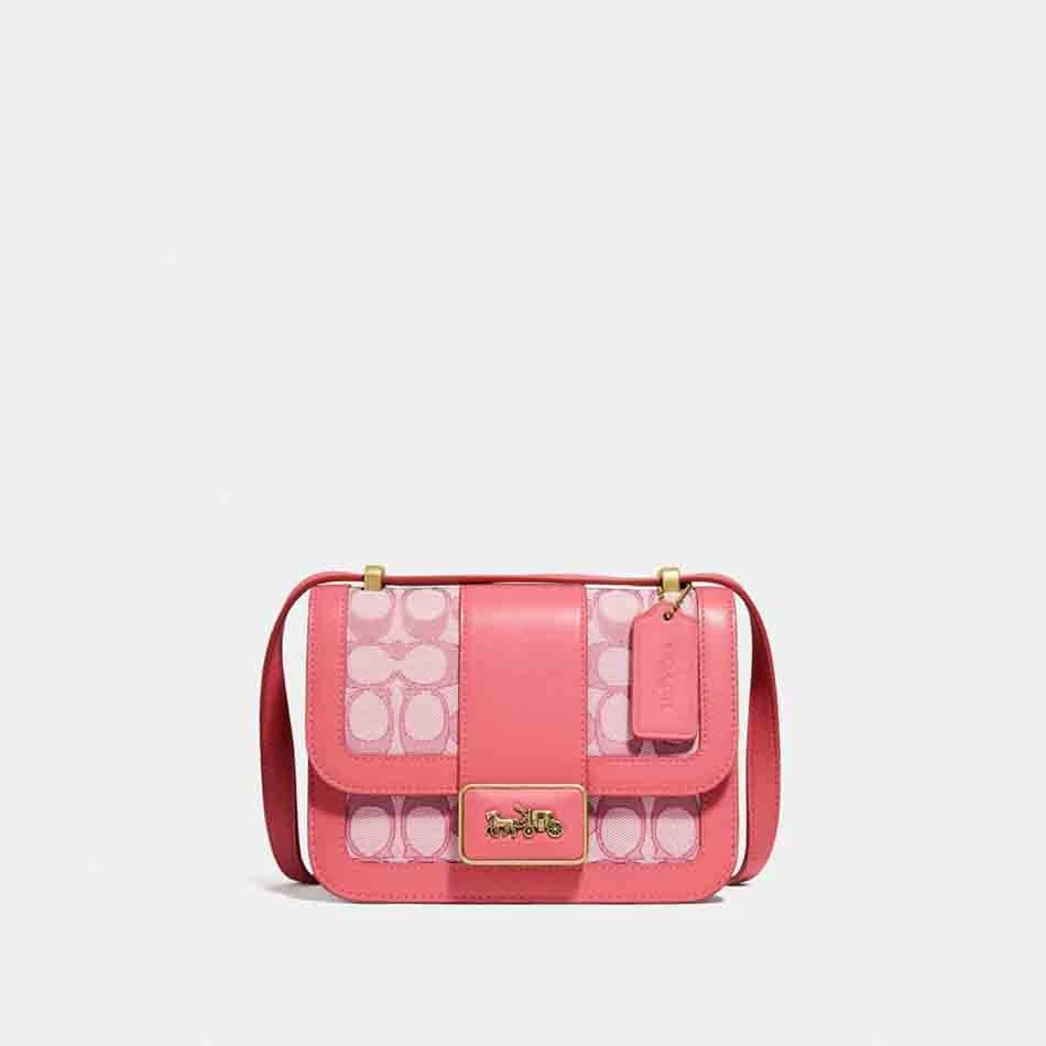 全新未使用 COACH/蔻驰 Alie18经典款手提单肩包邮差包手袋 C4656