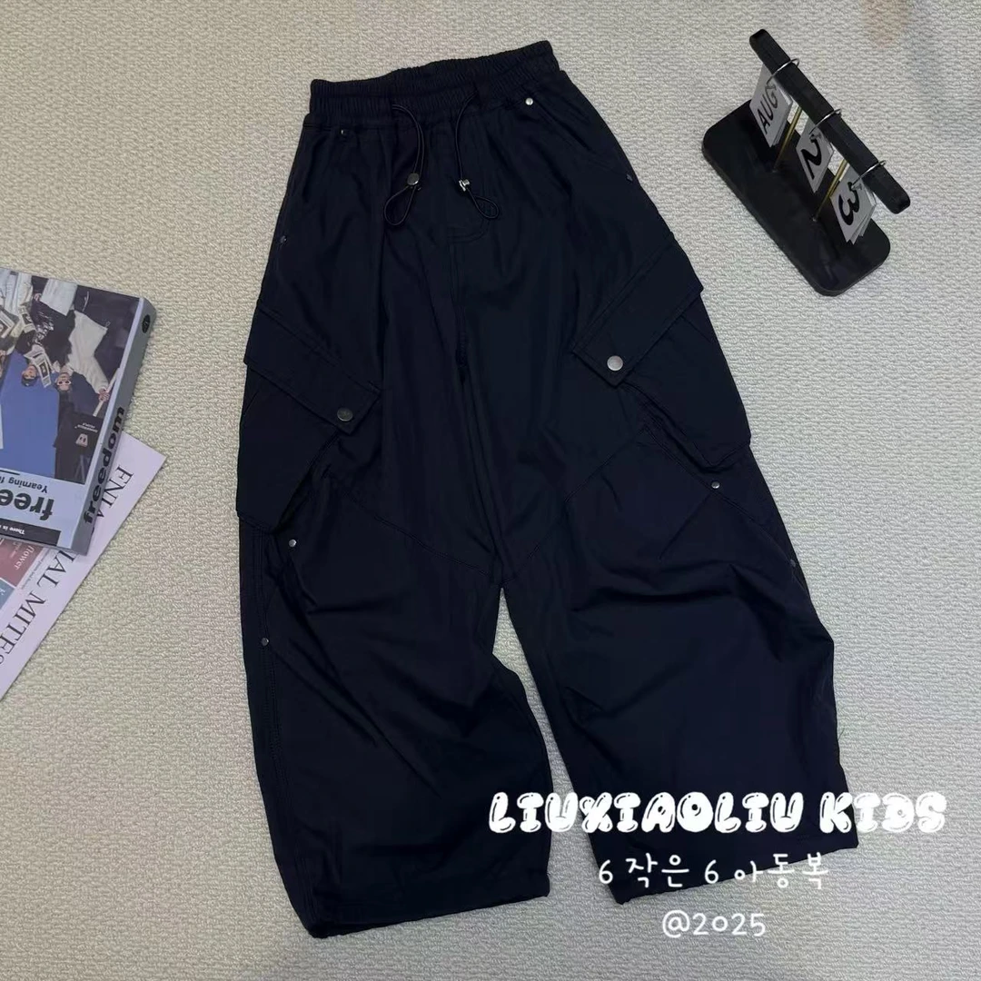 杭州六小六正版BY LIUXIAOLIU秋季儿童工装裤17148