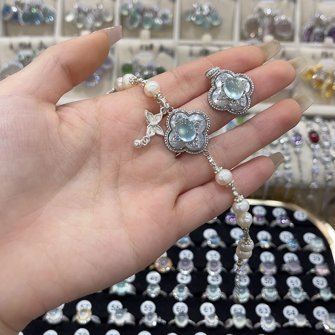 爱***洛蛇纹石玉银S925镶嵌戒指