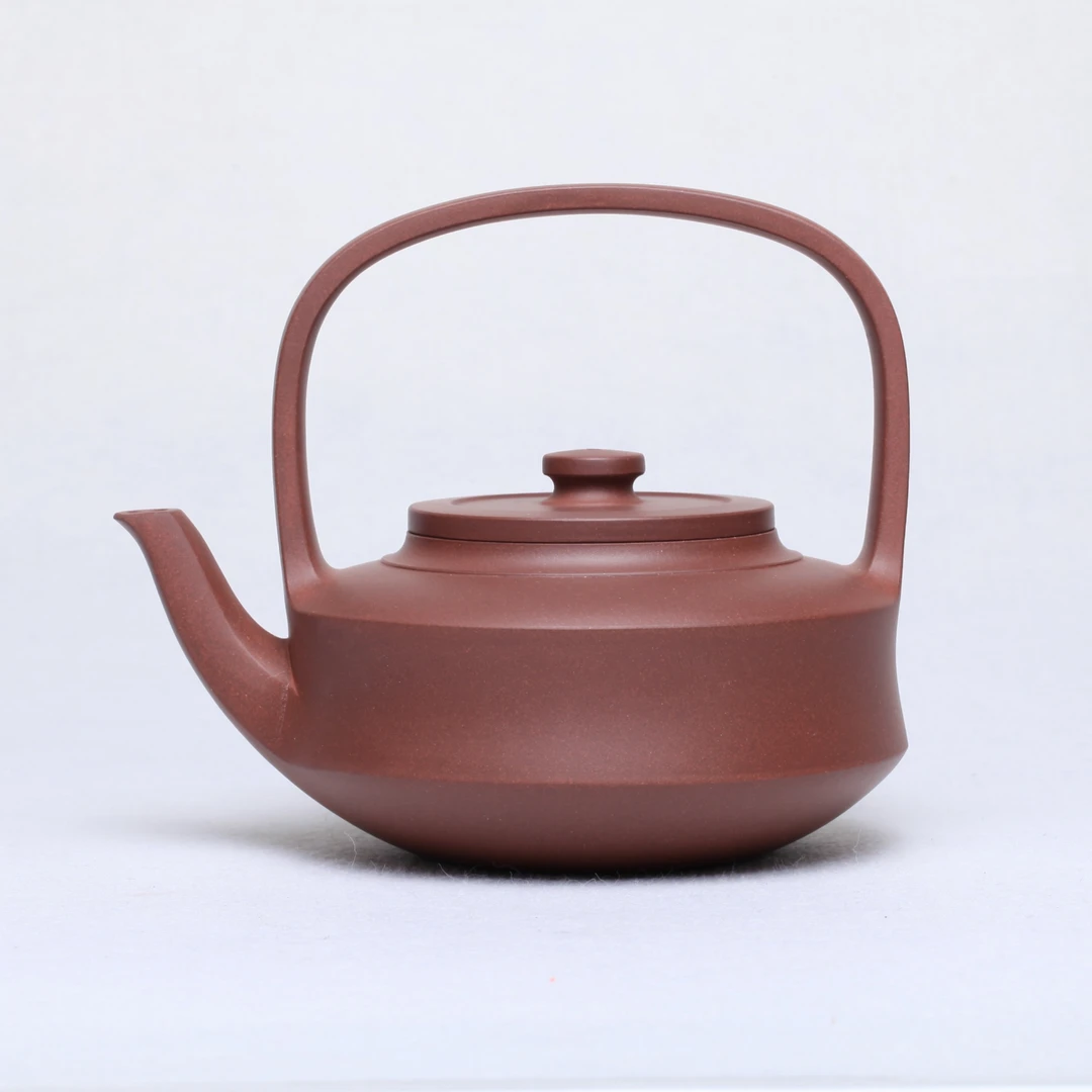 紫砂一厂方圆牌提壁紫砂壶