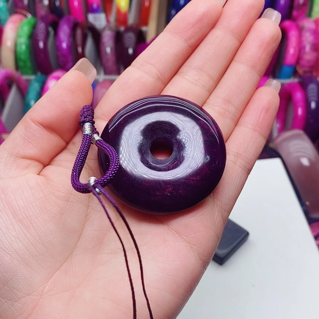 C***e珐琅非金属平安扣吊坠