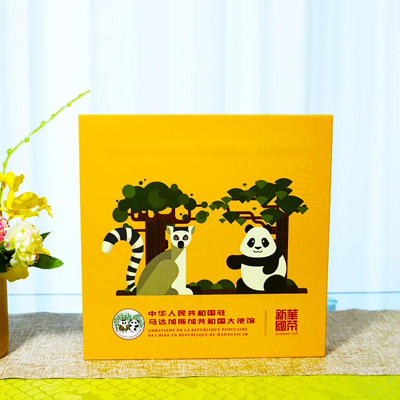 【新华国茶】2024年中马友谊云南麻栗坡古树白茶礼盒装100g