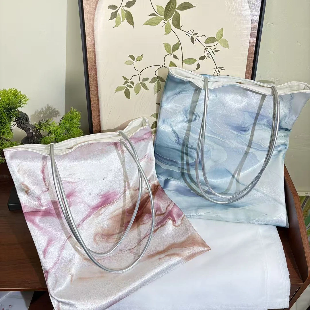 手工单肩丝绸包-天然大漆手工艺直播定制（No退No换）