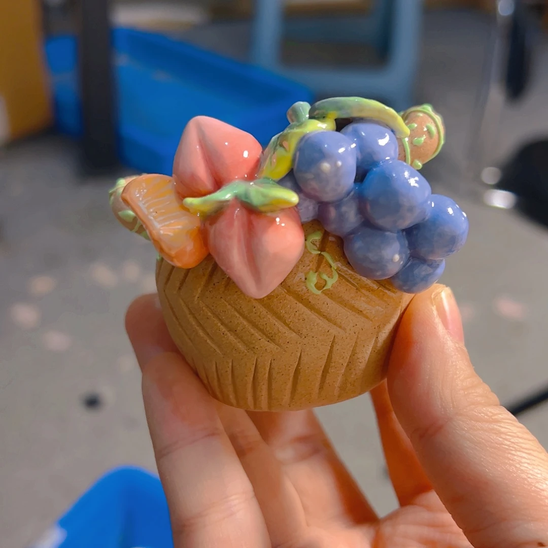 瑕疵福福老梧家纯手工多肉花盆