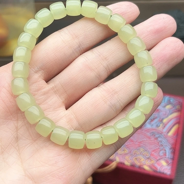 手链未镶嵌和田玉（糖玉）