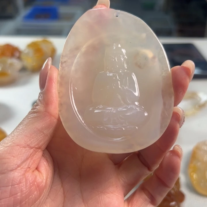 玛瑙/玉髓吊坠(不含链)未镶嵌