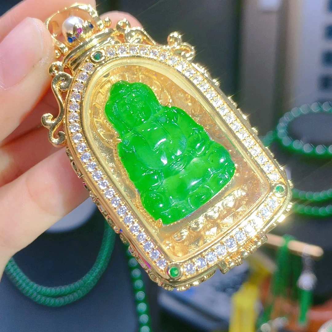 翡翠颈饰未镶嵌1甄选qj