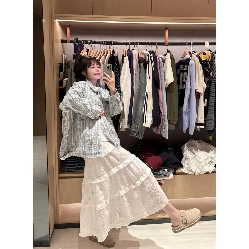 （直播）BETTERJOELAY-【掀起爱意】时尚清新百搭半身裙学院风HW8712