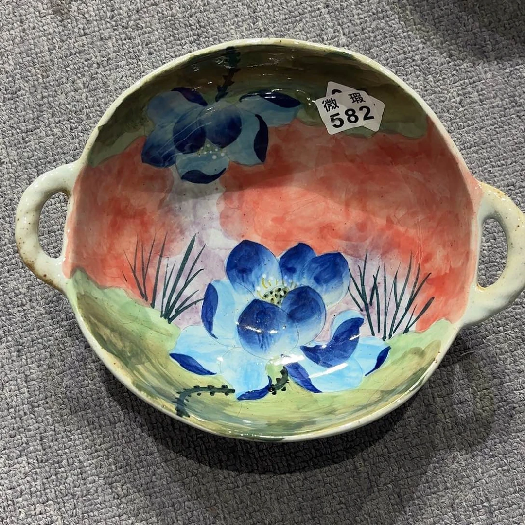 景德镇手绘高温釉下彩陶瓷茶具