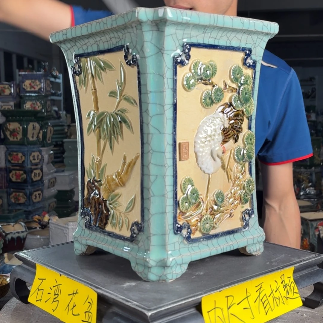 一风堂石湾花盆 内18*27