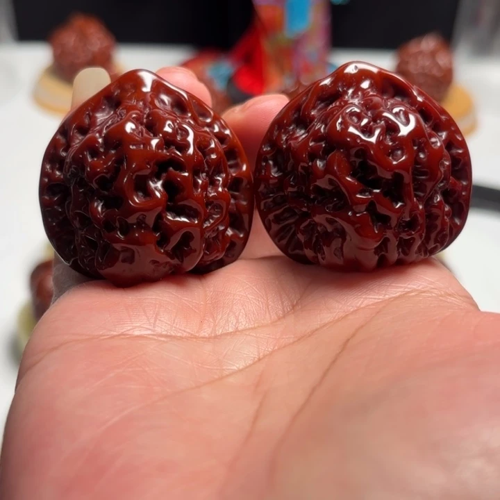 吊坠文玩核桃老官帽