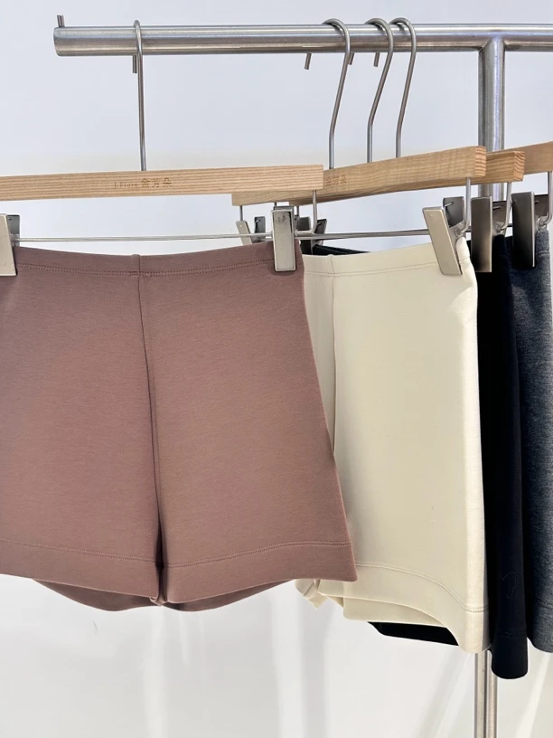 常规款休闲夏季女士中腰五分骑行裤