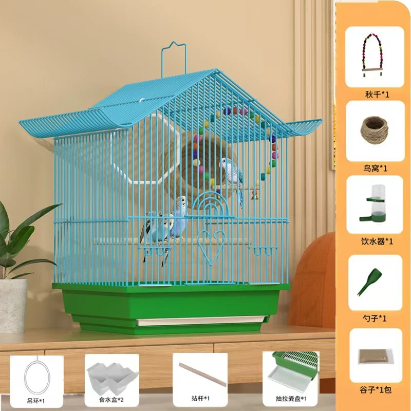 鹦鹉专用别墅笼中号大礼包