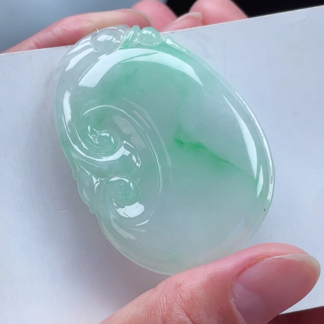 颈饰未镶嵌翡翠如意