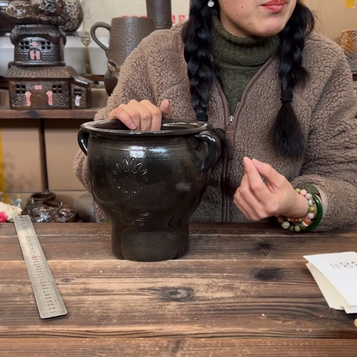 紫砂花盆色差瑕疵4388888888888