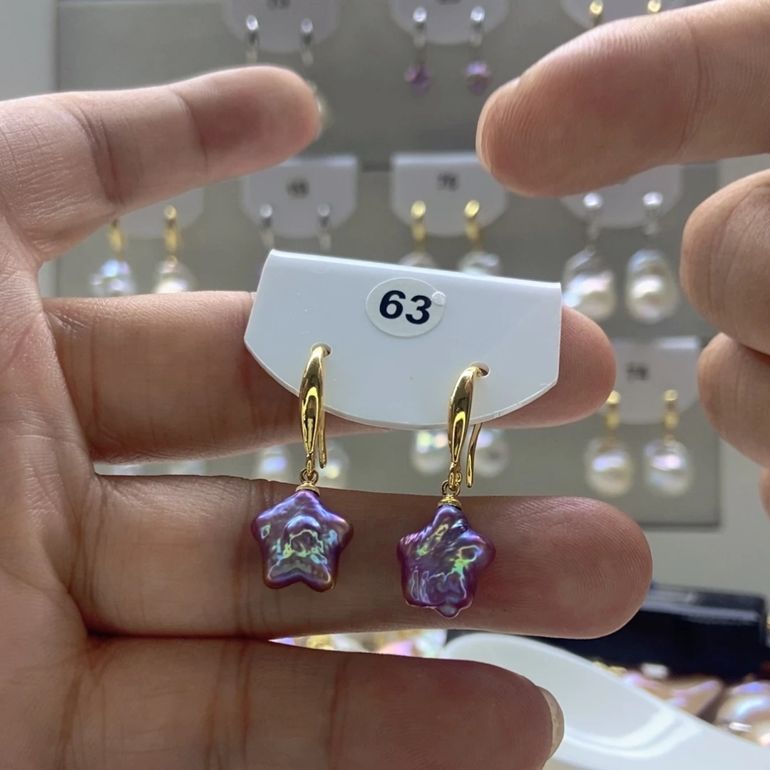 淡水珍珠颈饰银S925镶嵌63