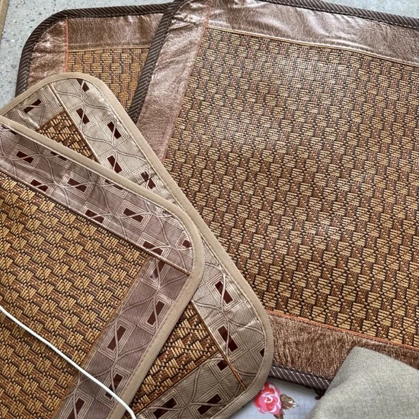 《小徐》约45x45 藤席抱枕套椅垫套子不挑发两个